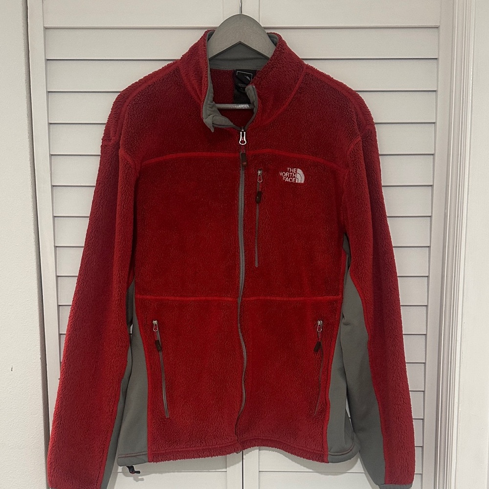The North Face Men's Red and Gray Performance Jacket Summit Series